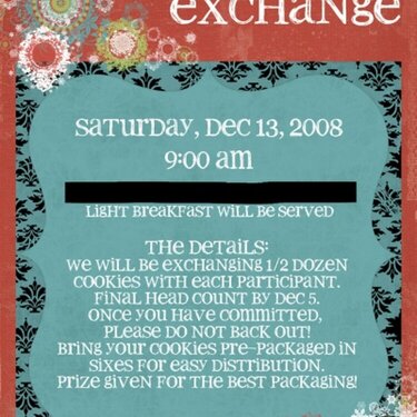 Cookie Exchange Invite