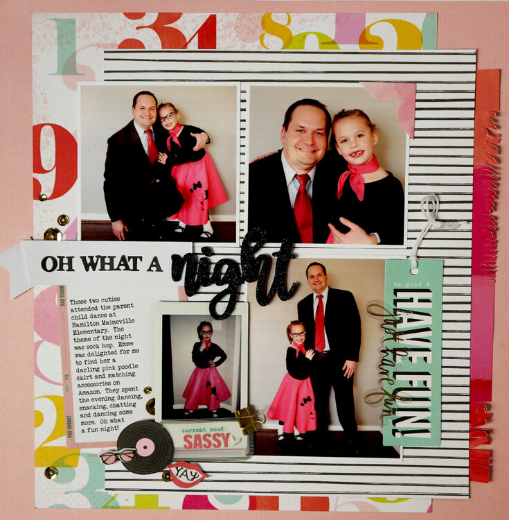 Oh What a Night Layout *June 2019 Pagemaps*