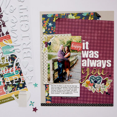 Jillibean Soup "It Was Always You" Layout