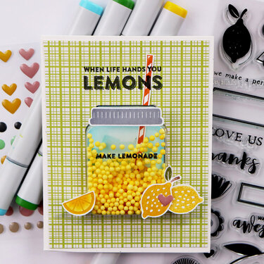 Make Lemonade Shaker Card *Jillibean Soup*