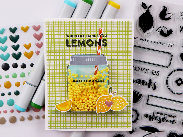 Make Lemonade Shaker Card *Jillibean Soup*
