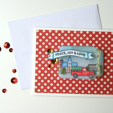 Peace, Joy & Love card