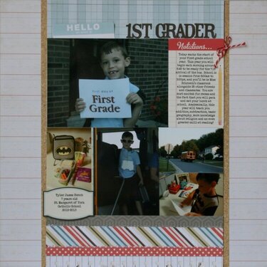 Hello my name is...First Grader