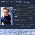 Favorite things at SEVEN