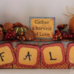 Gather a Harvest Of Love Table Decoration