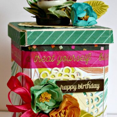 Happy Birthday Canister with Gift Cards