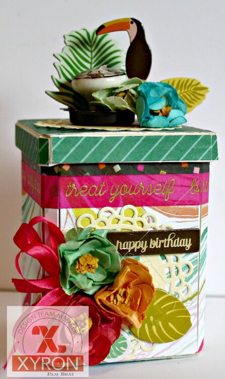 Happy Birthday Canister with Gift Cards