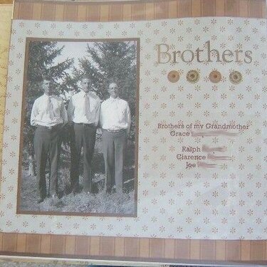 Brothers - Heritage - 1940&#039;s