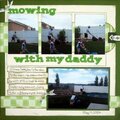 Mowing with my daddy