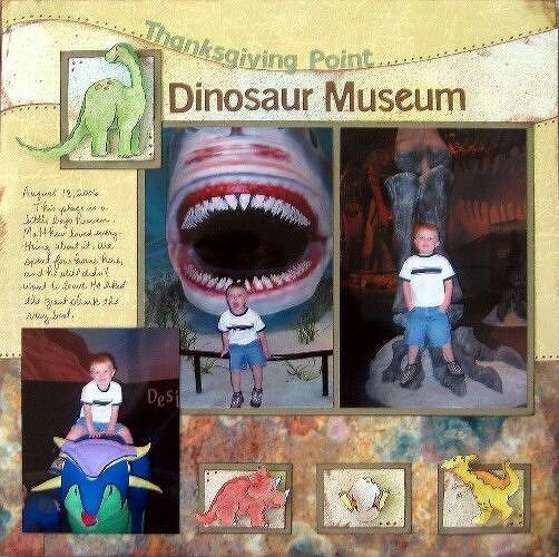 Thanksgiving Point Dinosaur Museum BF sketch