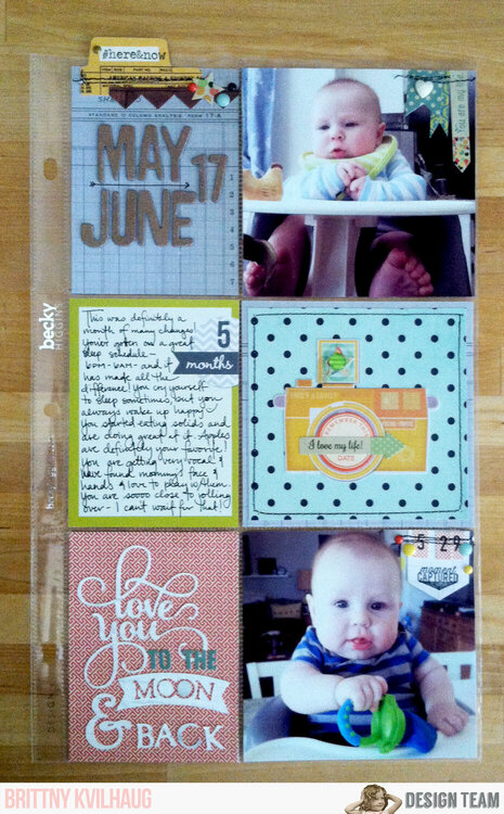 Baby Reed Album Month Five **Noel Mignon Sweet &amp; Simple Kit**