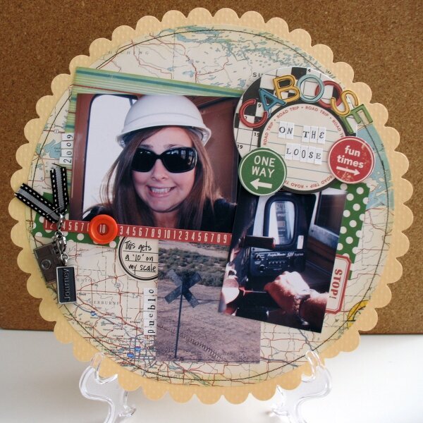 Caboose on the Loose! **August Scrapbook Nook Kit*