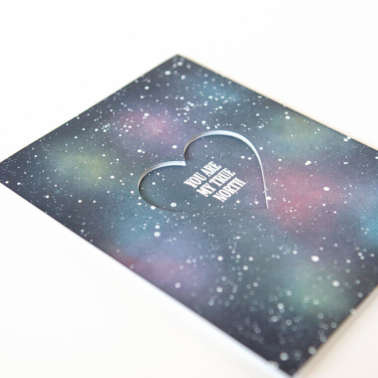 Galaxy inlay card