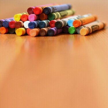 circles: crayons