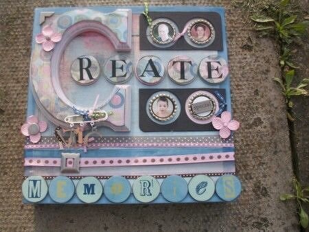 Create memories (wooden letter and Canvas)