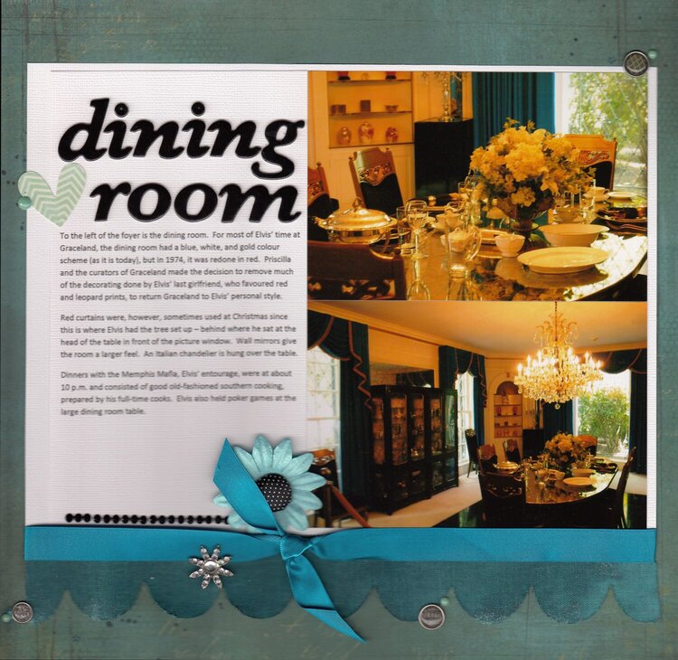 Graceland dining room