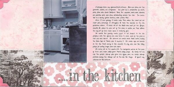 in the kitchen