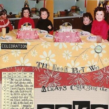 The Best Part Was Always Choosing the Cake