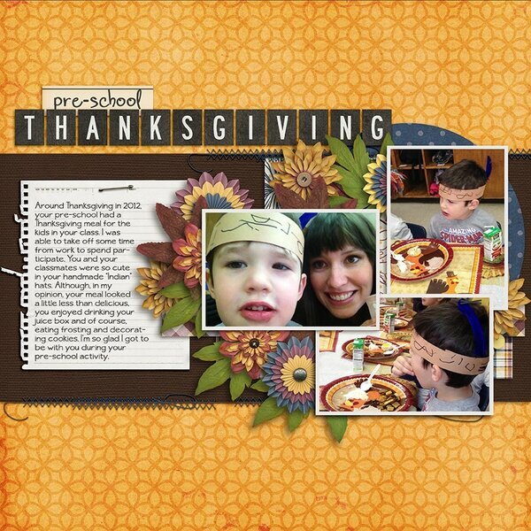 Preschool Thanksgiving