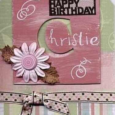 Happy Birthday Christie!! 