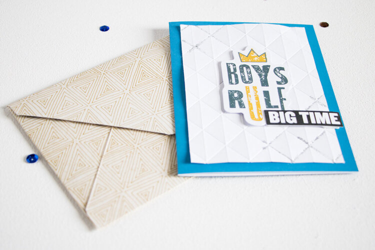 Masculine Cards - Boys Rule.