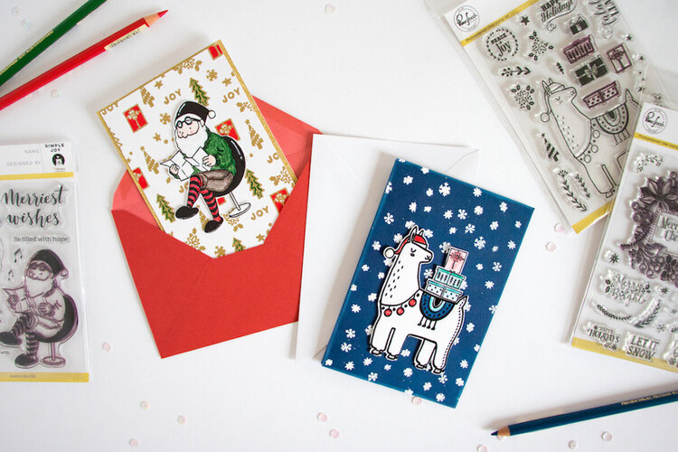 Pinkfresh Studio Christmas Cards.