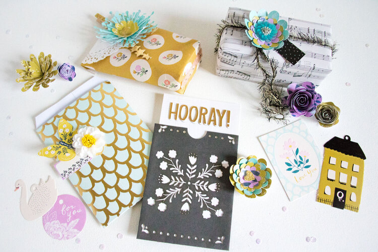 DIY Gift Wrap Ideas with Willow Lane.