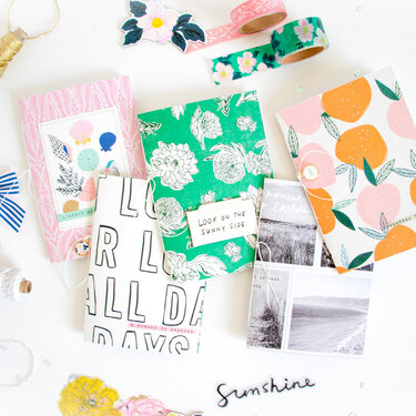 DIY Notebooks with Sunny Days.