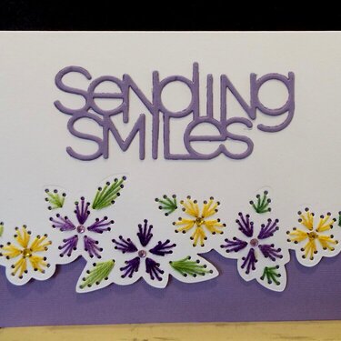 Sending Smiles Stitching Die 
