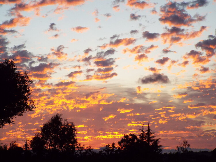 Sunset in California