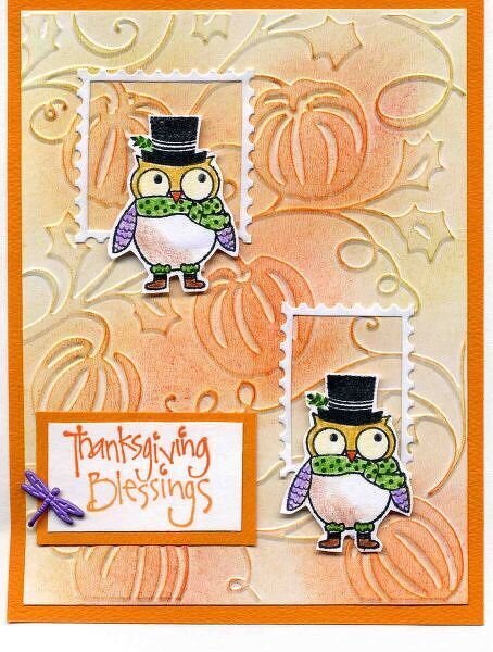 SOF HH Stamp Challenge/SOF Cuttlebug Challenge/Thanksgiving