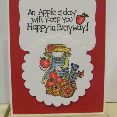 &quot;Apples&quot; Birthday Card