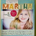 Themed Projects :Martha..my biggest fan