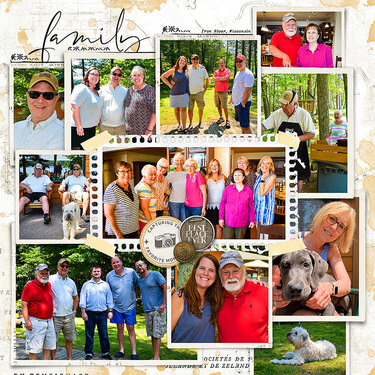 Photo Collage: 30th annual family reunion