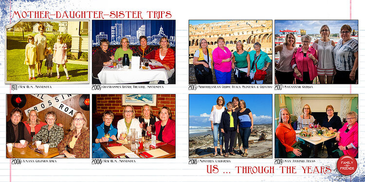 Mother-Daughter-Sister Trips : Us Through the Years