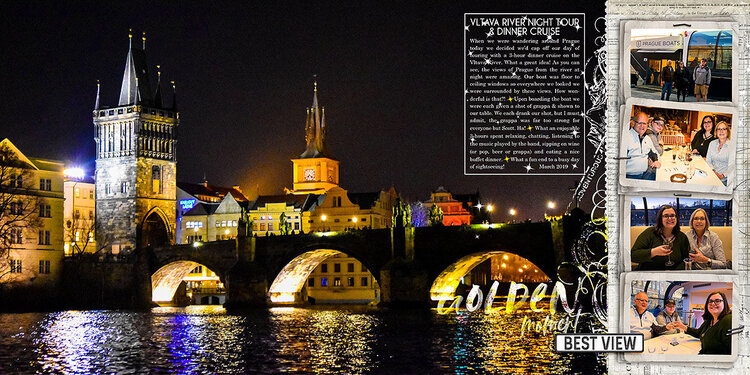 Prague : Vltava River Night Cruise