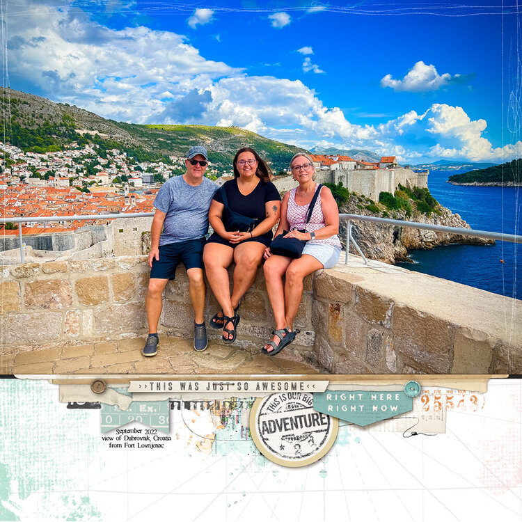 Dubrovnik Croatia - view from Fort Lovrijenac