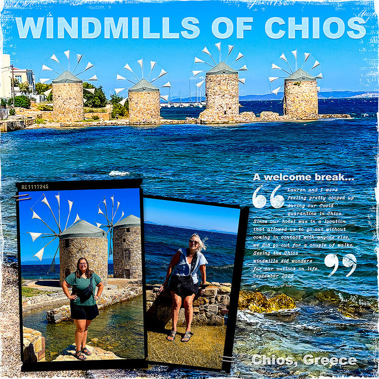 Windmills of Chios - A Welcome Break