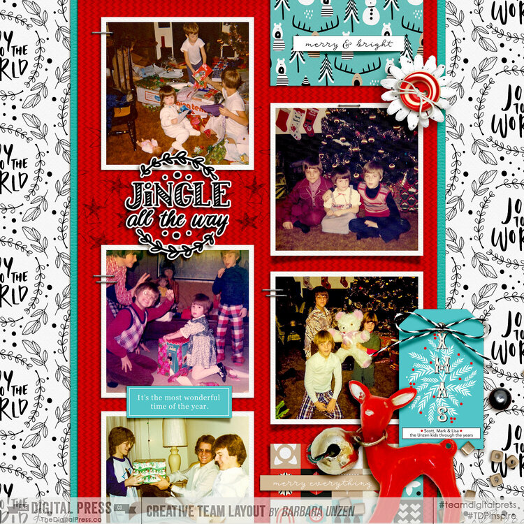 Christmas through the years ... time for a heritage page!