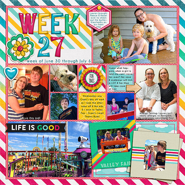 2014 Project Life | Week 27 (LEFT)
