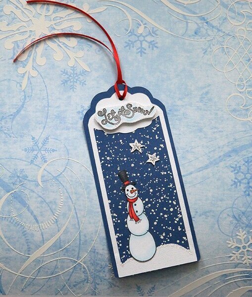 SOF12  Let it Snow Gift Tag 