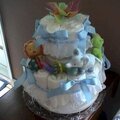 Diaper cake for Baby Shower