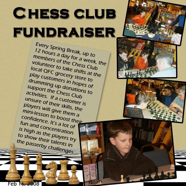 Chess Club Fundraiser