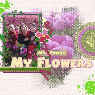 My family my flowers