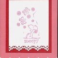 WF09 Color Embossing Challenge - Pink Snoopy