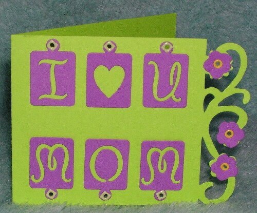 I Love U Mom Cards - Mother&#039;s Day