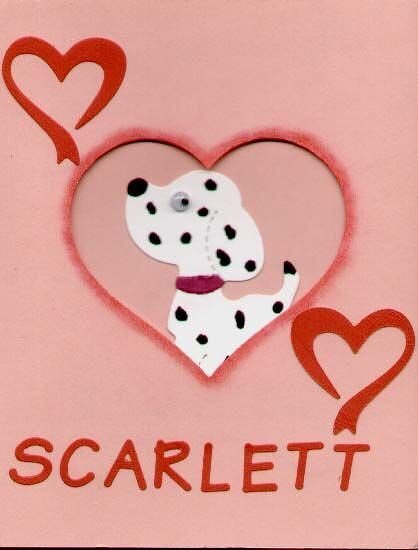 Dog Valentine Cards for kids