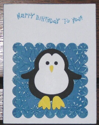 Birthday and Anniversary Penguin Cards