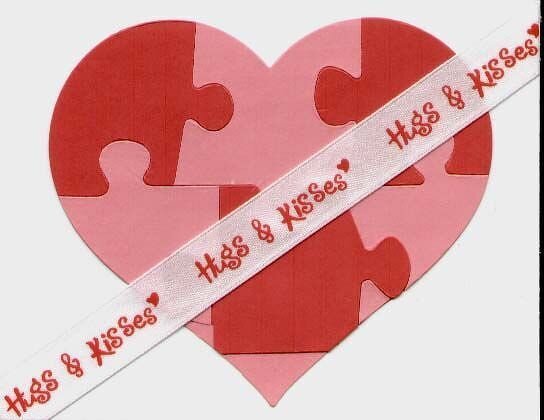 Puzzle Heart Valentine Card - Sizzix