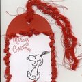 Stamptoberfest Snoopy 7 Christmas Tag & Tie it Up &!